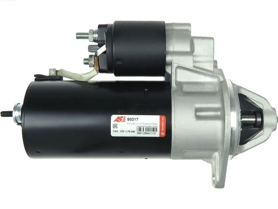 AS-PL S0217 Motor de arranque 1,7 kW 12V para OPEL Astra G CC (T98) - Imagen 2 de 4