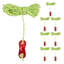 8 Pcs Tent Cord Guy Line Rope Guide Ropes for Tents High-reflective Lines