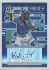 2021 Panini Donruss Optic Blue Pandora Prizm 12/15 Keibert Ruiz #SS-KR Auto 10k8