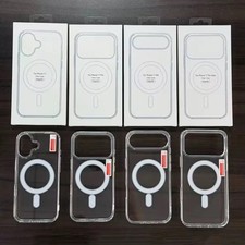 OEM Transparent Magnetic PC Case For iPhone 17 Pro Max  Hard Clear Cover