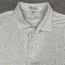Peter Millar Summer Comfort Polo Shirt Men XL Arnold Palmer Half & Half No Logos