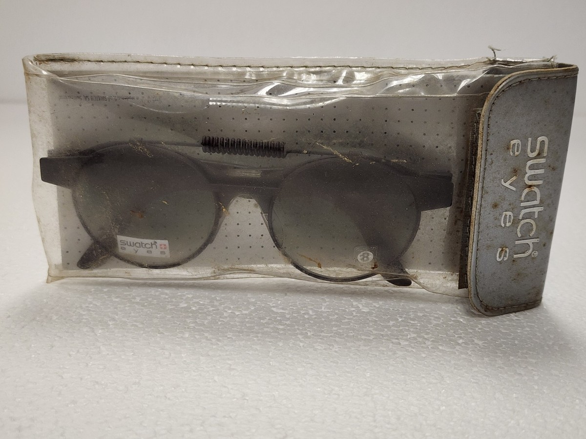 Vintage Swatch sunglasses with original box and paperwork ULTRA-RARE! SWATCH SW 714 200 1989 STEEL LIFE Sunglasses  main image 4