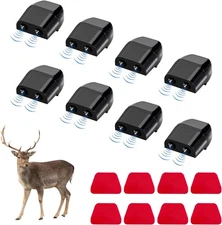 8 PCS Deer Whistles for Car, Automotive Deer Warning Whistle Devices, Animal War