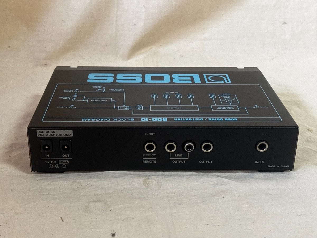 Boss Overdrive Distortion Zb21790 Rod 10 Rack Mountedition Series