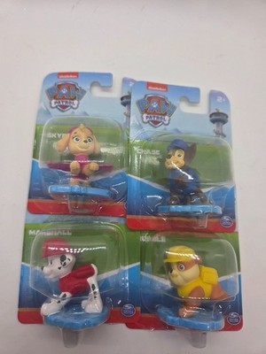 Paw Patrol Lot Of 4 Mini Figures Cake Toppers New