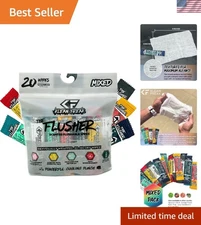 Travel-Ready Biodegradable Flushable Wipes – Soothing 20 Pack for Adults & Kids