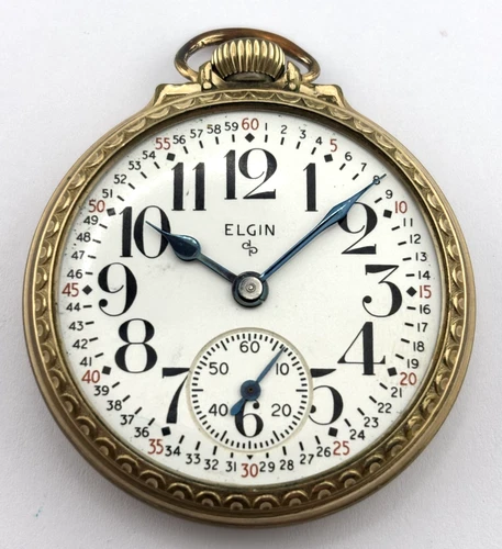 Elgin Antique Mechanical Pocket Watch  GR.616   17J  16s  F176909  DOESN'T WORK
