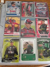 Binder Of Nascar Cards Carl Edwards & Tony Stewart Around 200 Cards Total