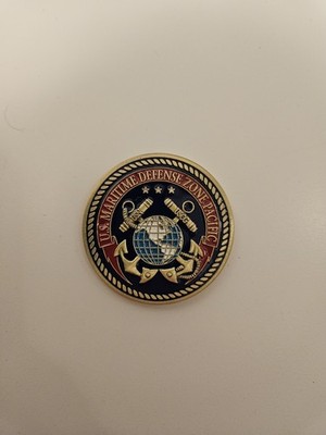 US Coast Guard / Navy Maritime Defense Zone Pacific Challenge Coin MDZPAC