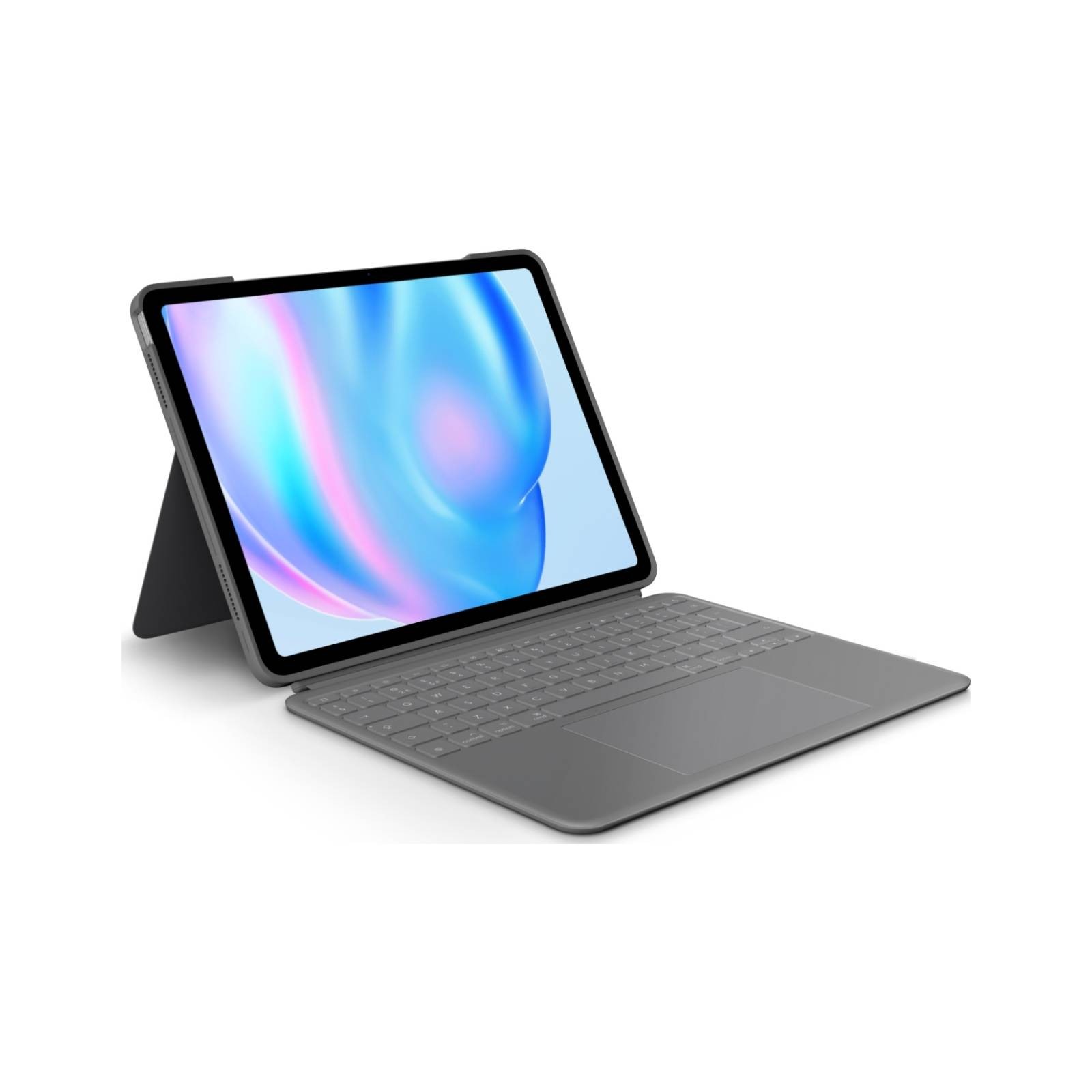 Logitech Combo Touch iPad Air 13-inch (M2, M3 & M4) (2024, 2025 & 2026) | Keyboard Case - Detachable backlit keyboard, kickstand, comfortable typing, multi-use mode, QWERTY UK English Layout - Grey - Image 5