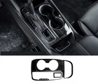 For Chevrolet Equinox 2018-2024 Brushed Black Car Gear Shift Panel Trim Cover