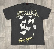 METALLICA vintage 2000 BACK AGAIN MRI t shirt SANITARIUM TOUR