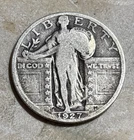1927 Standing Liberty Quarter 25 CENTS SILVER