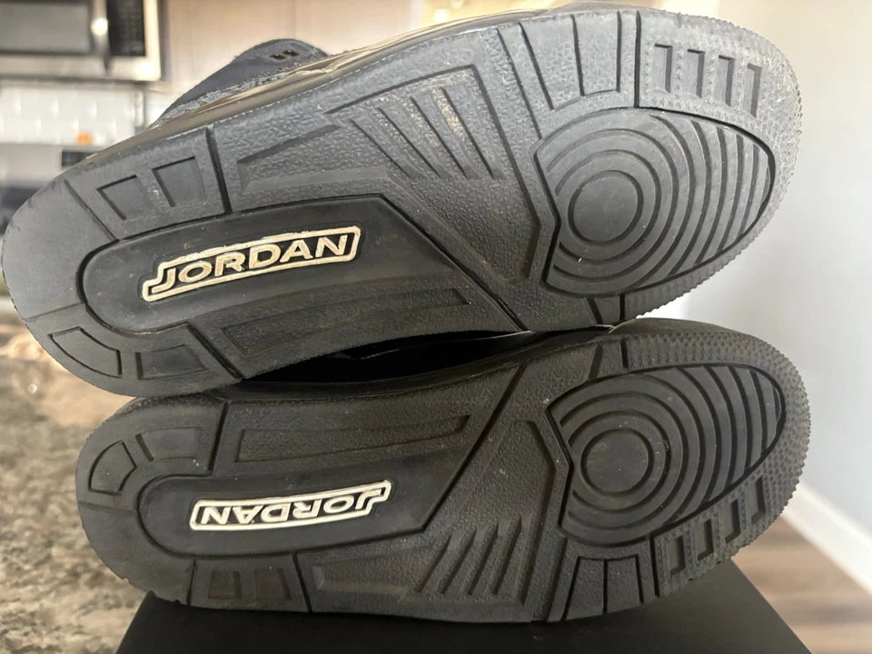 Nike Air Jordan 3 Black Cat 2025 PS DM0966-001 Talla 1.5Y Foto 4 de 4