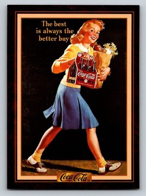 Coca-Cola Young Lady 1943 Art 1994 Series 3 Collect-A-Card #231 | eBay