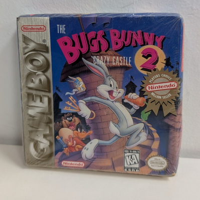 The Bugs Bunny Crazy Castle 2 Nintendo Game Boy Authentic Factory
