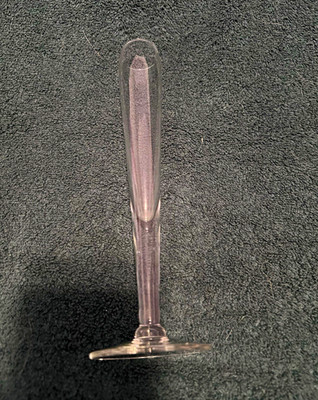 Clear Glass Champagne Flute 9 1/2 in Tall Stem Drinking Glass Stemware Glass