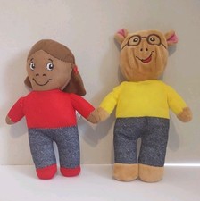 PBS Marc Brown s Plush Arthur and Francine 9" stuffed animals