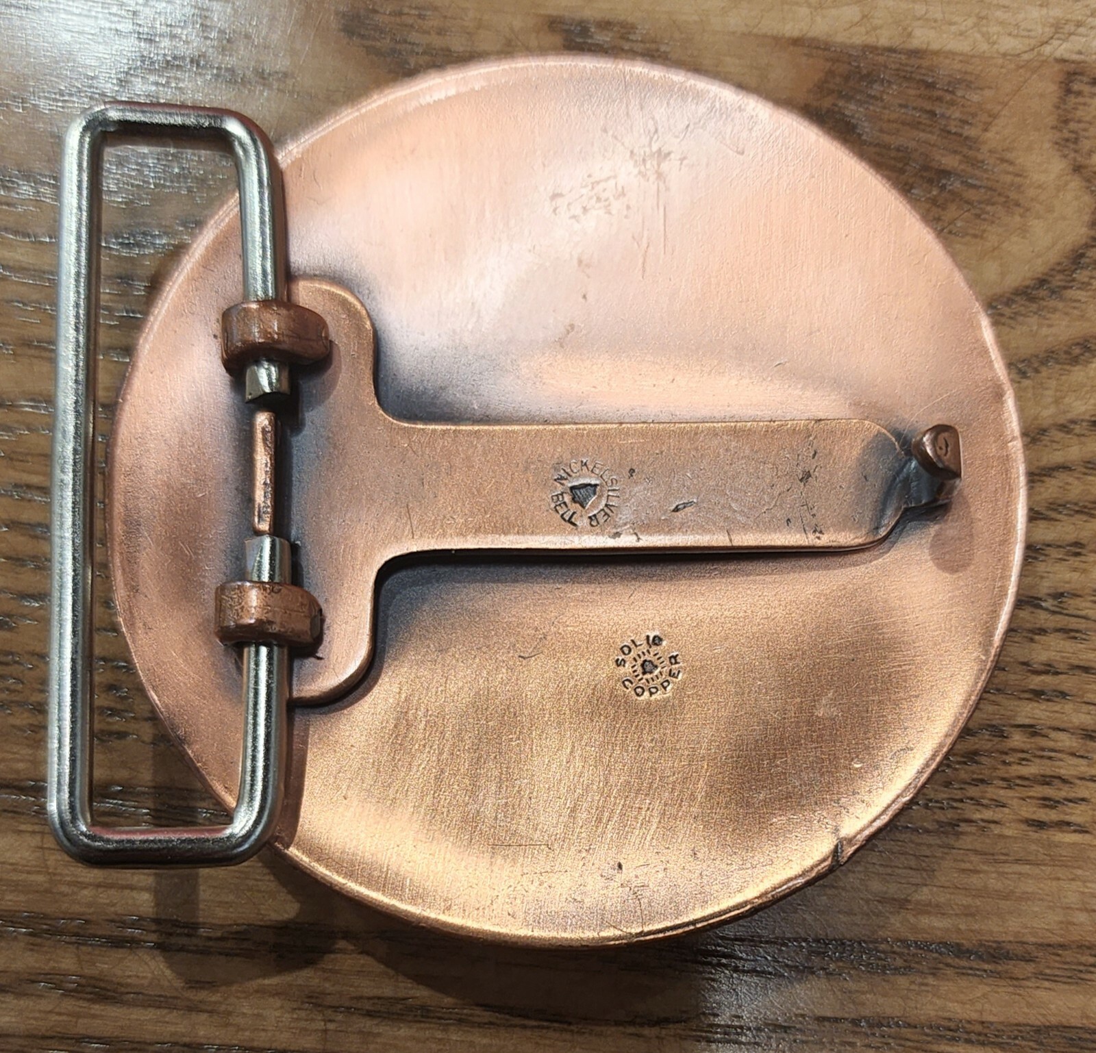 Vintage Bell Trading Post Solid Copper Turquoise … - image 5