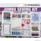 Jumbo Handy Sewing Kit Assorted Threads Set Needle Buttons Travel Home Handcraft