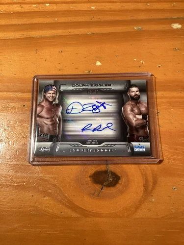 2021 Topps Undisputed WWE Dolph Ziggler Robert Roode Dual Autograph Card #/50