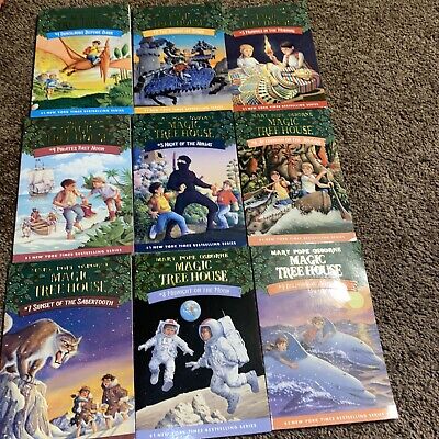 Magic Tree House Book Lot Of 9 by Mary Pope Osborne Magic Magic Tree House Book Lot Of 9 by Mary Pope Osborne Magic