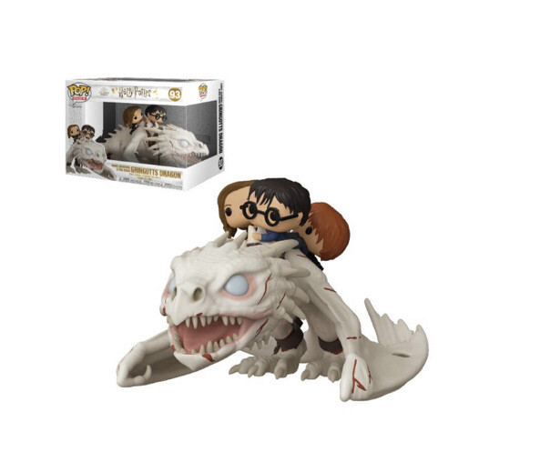 Harry Potter Dragon with Harry, Ron & Hermione Funko Pop! Ride | eBay