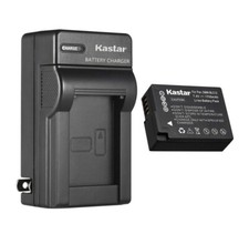 1 Pack DMW-BLC12PP Battery  AC Wall Charger for LUMIX G7, DMC-G85, DMC-GX8