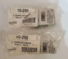2 Invensys 10-250 2" Shank Extension N45-071 09076 LOT