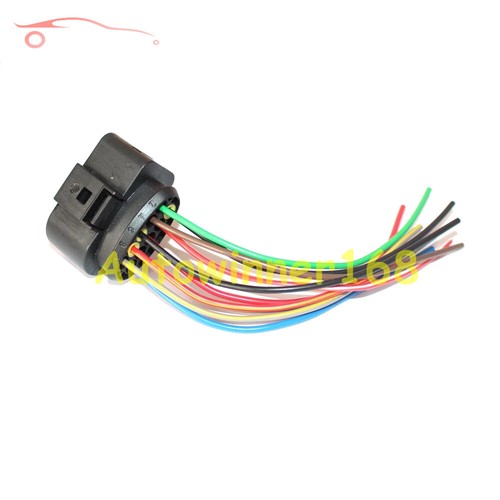For VW Audi Halogen Headlight Switch Adapter 10 Pin Wiring Harness Plug - Picture 4 of 4