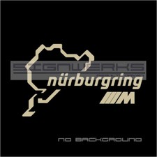 M Nurburgring Decal Sticker Logo M Power Bmw M3 M5 Z4 M2 M4 M Performance Pair