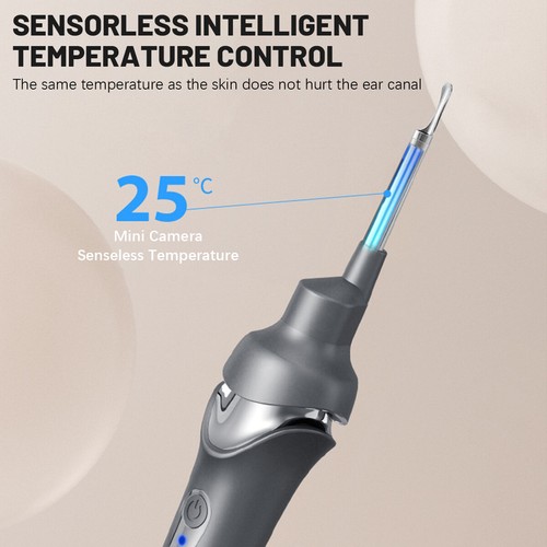 Ear Cleaner Endoscope Spoon Ear Wax Removal Cleaning Otoscope Wifi Visual Camera - Picture 2 of 12