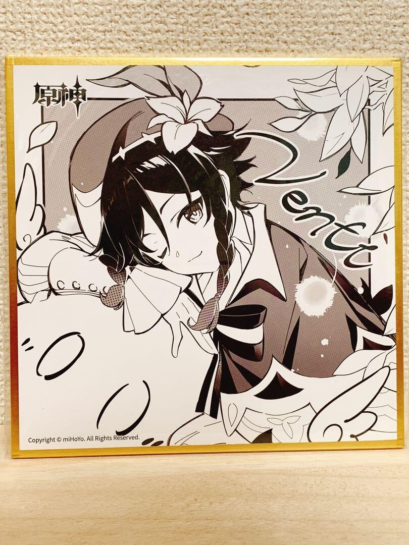 Genshin Fes 2021 Venti Artboard Shikishi 15 cm Official China