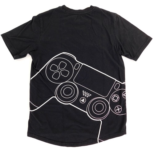 Playstation T-SHIRT Youth L Graphic Controller Buttons Front Controller Back - Foto 8 di 8