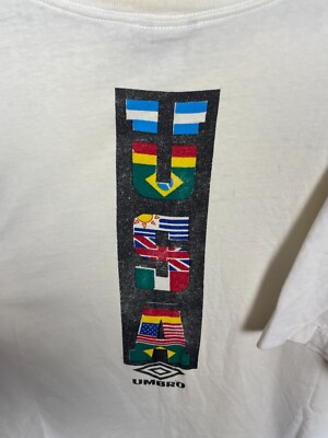 WORLD CUP USA 1994 Jersey Fan Football Shirt Umbro Made in USA