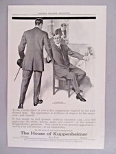 House of Kuppenheimer Clothes PRINT AD - 1910  men's clothing