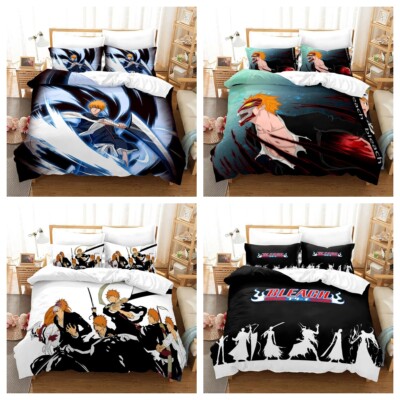 Neu 3D BLEACH Bettbezug Set Bettwäsche Set Kissenbezüge 135x200 200x200 Geschenk