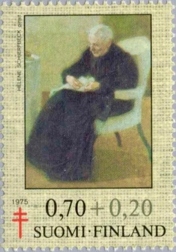 Finland #Mi773 MNH 1975 Paintings Schjerfbeck House [B205]