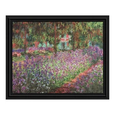 Irises in Monet's Garden by Claude Monet, World Famous Wall Art Collection
