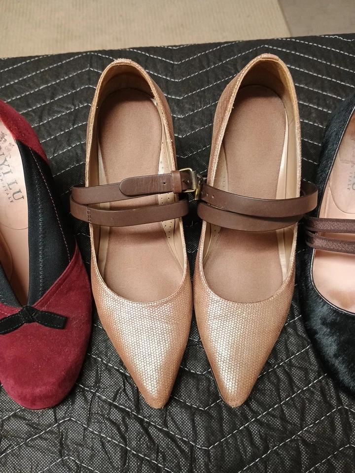 ANYI LU ТУФЛИ РАЗМЕР 35 1/2. 3 пары - Изображение 3 из 4