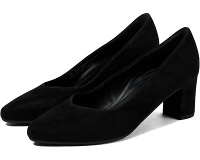 Gabor Z4178* Womens Black Suede Gabor 32.152 Pumps Size US 5.5 M