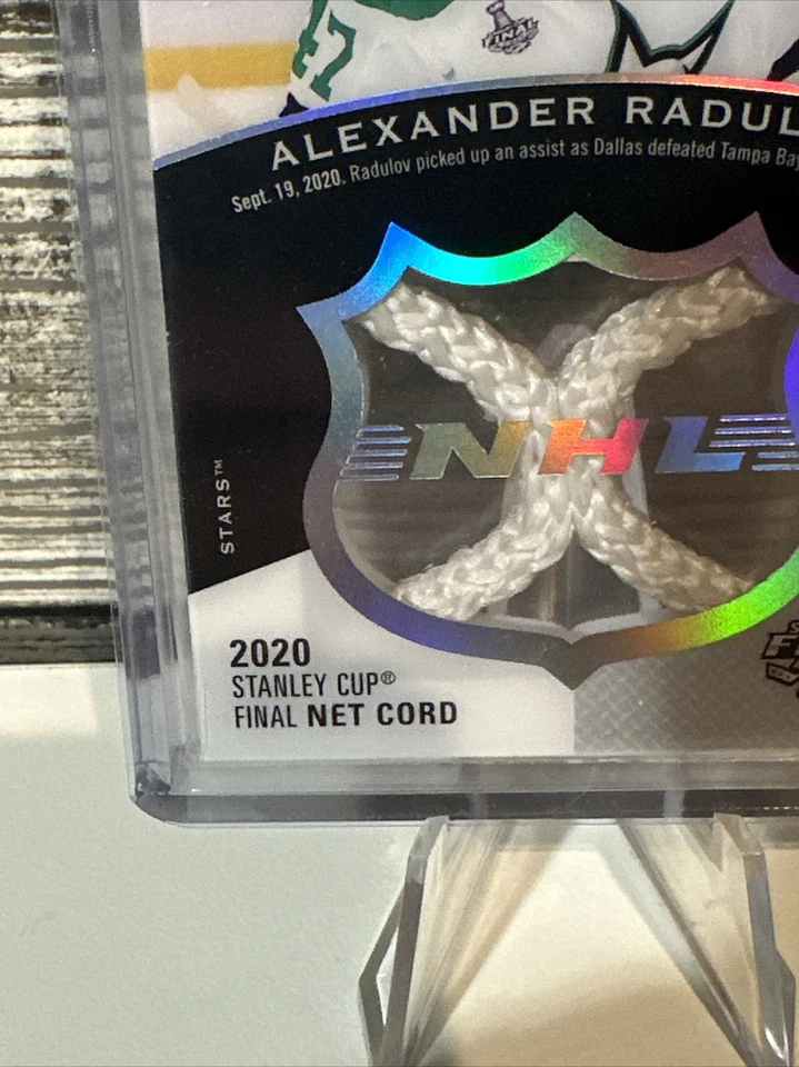 2021-SP Stanley Cup Net Cord Relics Alexander Radulov 08/25 - Image 2 of 4