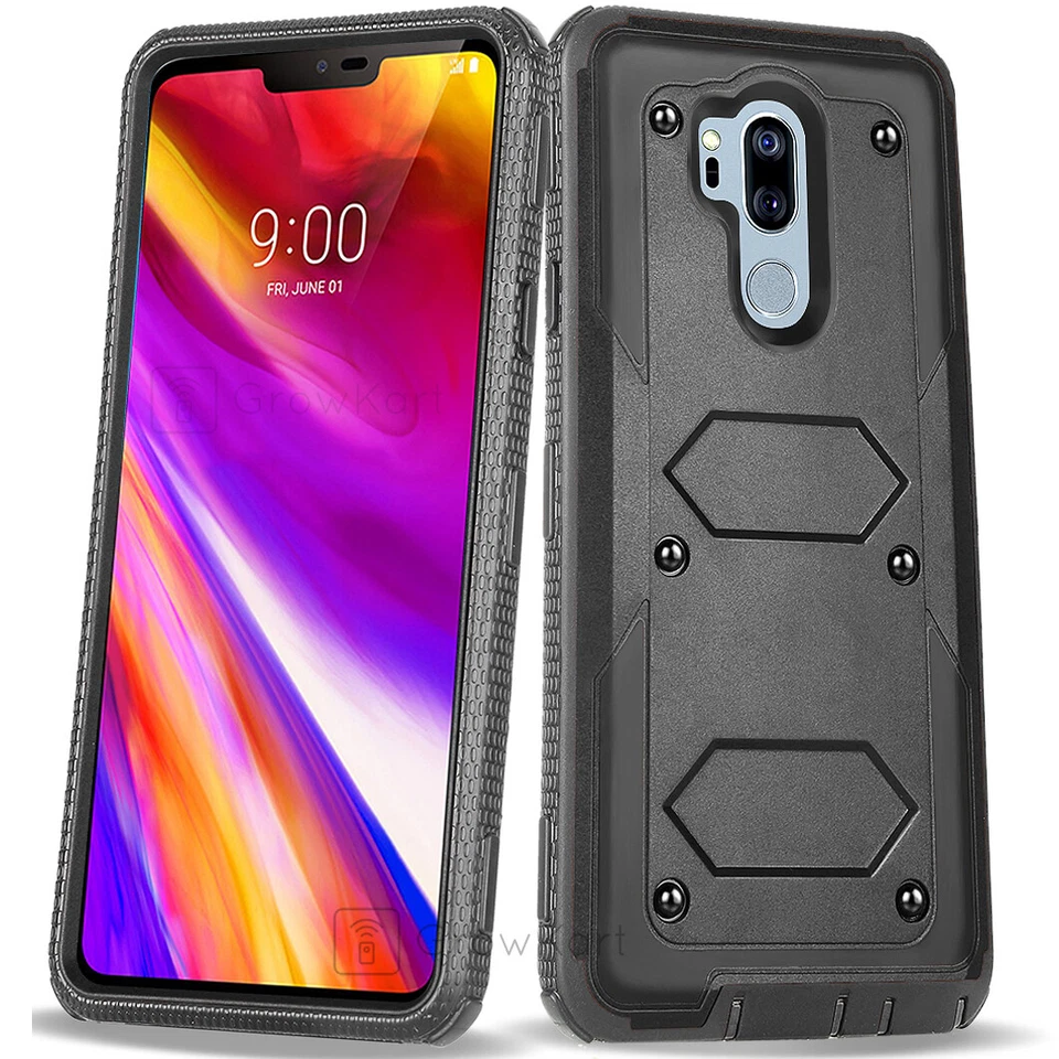 REFINED ARMOR SHOCKPROOF RUGGED Tank Phone Case Cover +BUILT-IN SCREEN PROTECTOR - Image 4 of 4