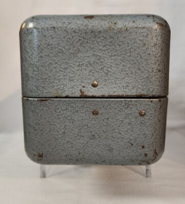 Vintage Blue Metal My Buddy 242 Fishing Tackle Box, Falls City