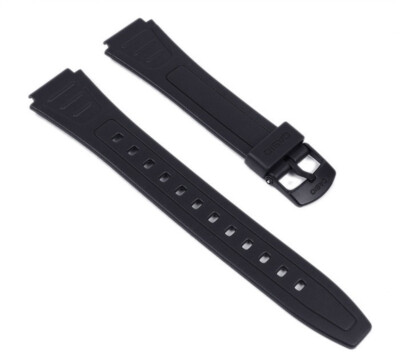 Casio Uhrenarmband 18mm Resin schwarz W-800HG W-800H W-800HM W