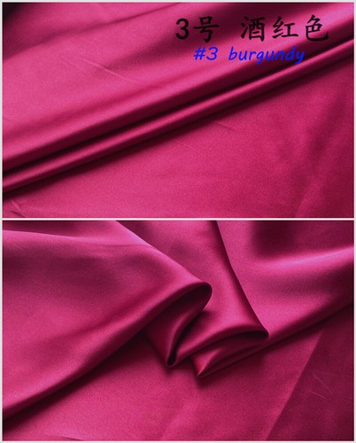 1 MeterX1.14 Meter Soft Silk Charmeuse Fabric Evening Dress Mulberry Silk Satin - Bild 9 von 43