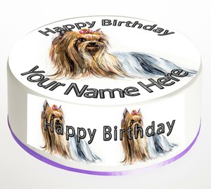 yorkshire terrier cake