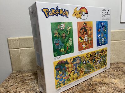 Buffalo Games - Silver Select - Pokemon - Favorites Group - 500 Piece Jigsaw Puzzle for Adults -Challenging Puzzle Perfect for Game Nights - Finished Size is 21.25 x 15.00