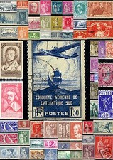 Timbres 1932 à 1936..du N°279 à 333.