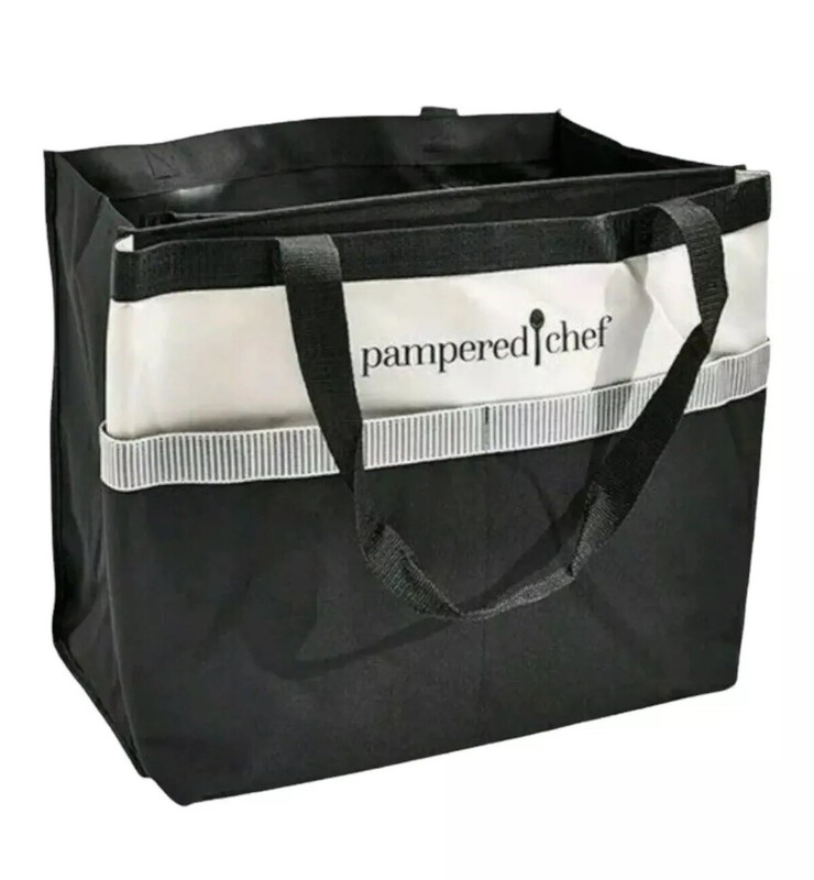 Pampered Chef Consultant Tote Bags (2 New Tote Bags) & Consultant Supplies
